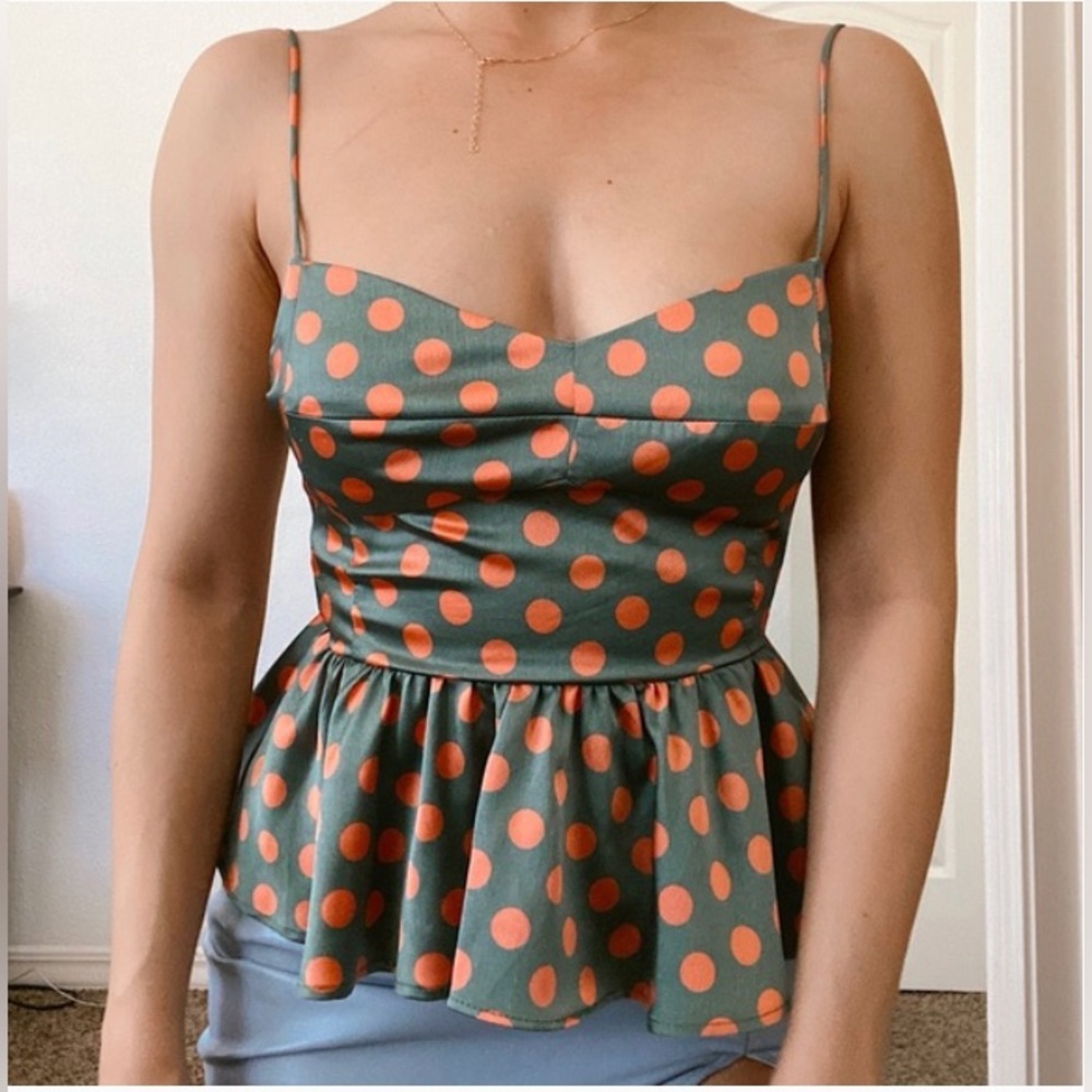 Zara Bustier Peplum Camisole